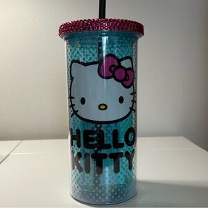 Sanrio/ Hello Kitty Polka Dots Carnival Cup with Straw/ Holds 20 Ounces/